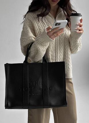 Сумочка marc jacobs tote bag black 4