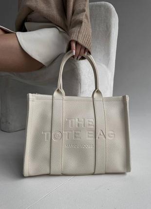 Сумочка marc jacobs tote bag beige 4