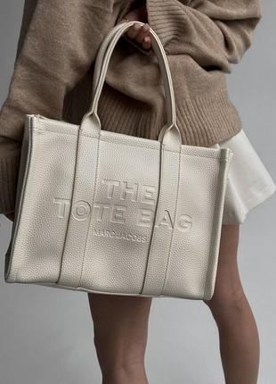 Сумочка marc jacobs tote bag beige 10