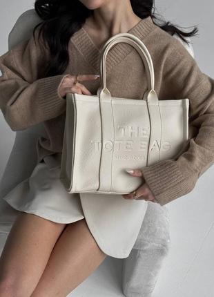 Сумочка marc jacobs tote bag beige