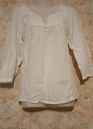 Белая рубашка, натуральная ткань