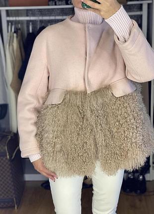 Шерстяное пальто куртка florence mode