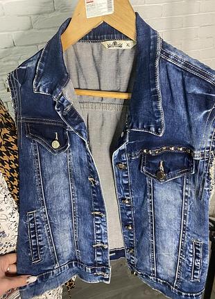 Джинсовий желет