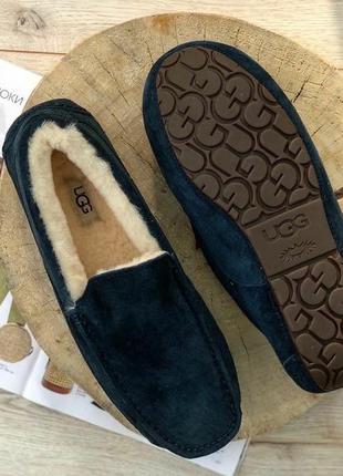 Угги угги сапоги мужские мокасины ugg ascot-suede 57752 фото