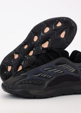 Чоловічі кросівки adidas yeezy 700 v3. рефлектив, колір чорний