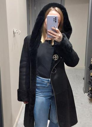 Новая натуральная дубленка ares размер xs