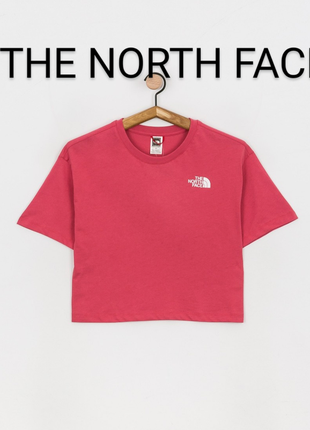 Укорочена котонова футболка бренду the north face uk 8 eur 36