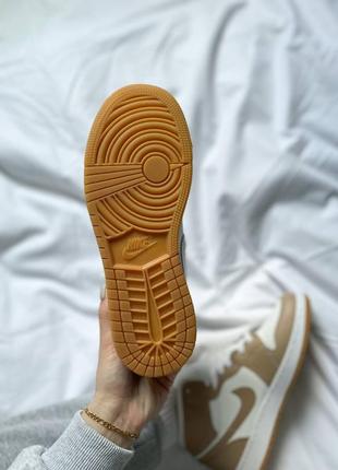 Жіночі кросівки nike air jordan tan gun / smb4 фото