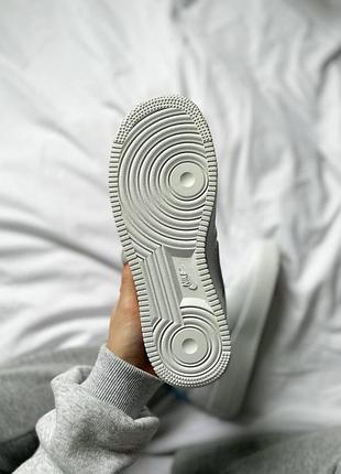 Женские кроссовки ago nike air force low white blue pink 🔥 smb7 фото