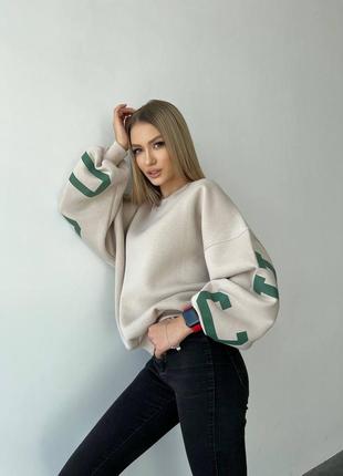 Женский стильный худи оверсайз 3 цвета6 фото