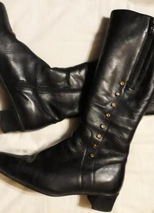 Сапоги натур. худая голень line comfort