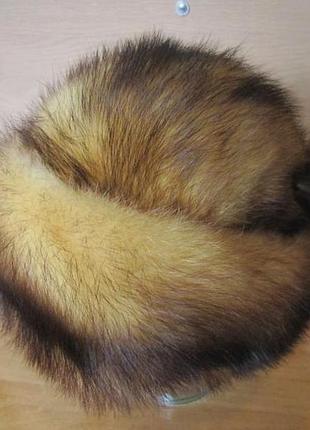 Женская меховая шапка.размер 55. лот 422