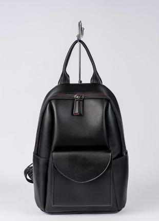 Женский рюкзак черный рюкзак городской рюкзак на каждый день базовый рюкзак классический рюкзак
