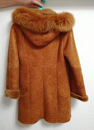 Детская еатуральная дубленка шуба пальто турция2 фото