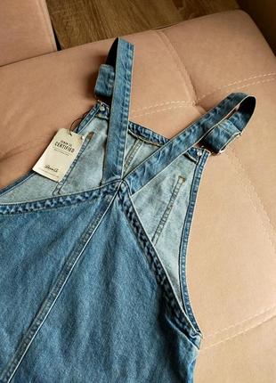 Denim co джинсовой сарафан с карманом5 фото