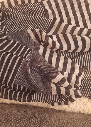 Палантин в полоску