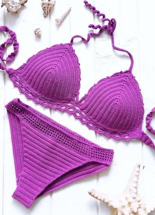 Купальник у язаний ручної роботи 🤗