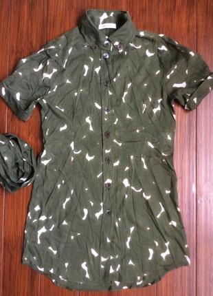 Блуза туника батистовая от rene lezard! p.-36