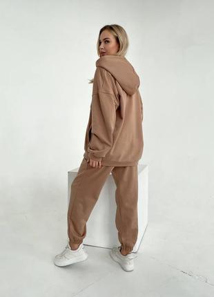 Спортивный прогулочный женский костюм с худые спортивные штаны9 фото