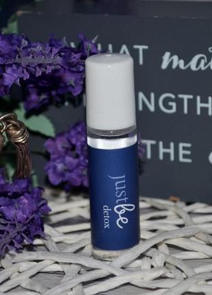 Ролик з маслами для ароматерапії та детокс detox aromatherapy rollerball justbe botanicals оригінал