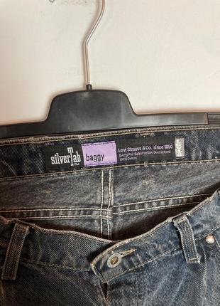 Вінтажні джинси levi’s silver tab baggy 1990ті oversized3 фото