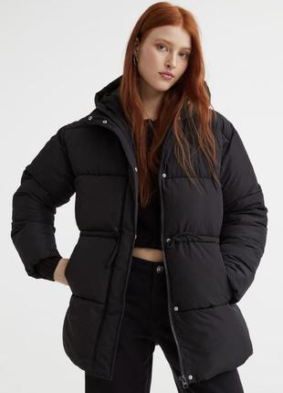 Куртка черная осень/зима h&m