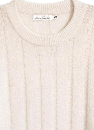 Джемпер, светр жіночий  h&m 0502178-6 xs молочний2 фото