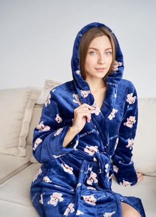 Женский тёплый халат