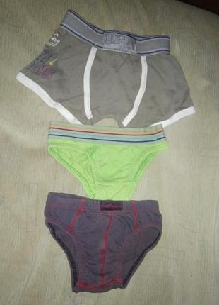 3 шт. у лоті труси 92-98 зріст