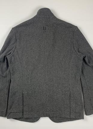 Hannes roether cotton blazer jacket дизайнерский блейзер8 фото