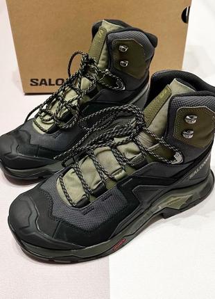 Зимние мужские военные ботинки salomon quesst pro element gore tex в размерах3 фото