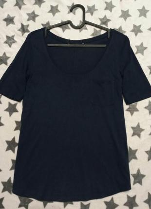 Женская трикотажная пижамная футболка для дома и сна marks&amp;spencer размер 10 (евр.38)