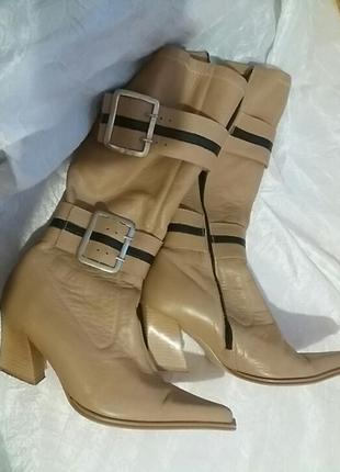 Элегантные сапоги демисезонные