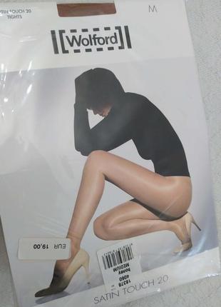 Колготы, от wolford, 20 den, цвет мед, m