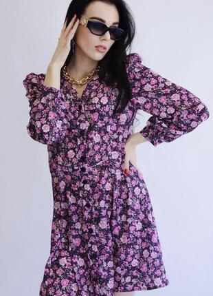 Платье в цветочный принт 2