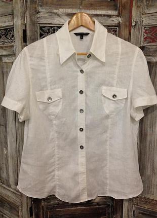 Льняная блуза от marks&spenser