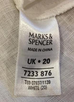 Льняная блуза от marks&spenser4 фото