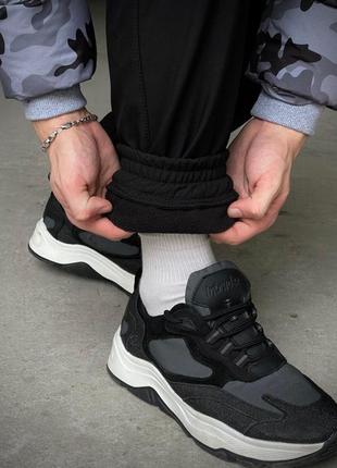 Мужские спортивные брюки / качественные брюки softshell в черном цвете на каждый день4 фото