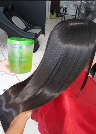 Коллаген для волос love potion gelatina green apple 1000 мл2 фото