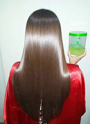 Коллаген для волос love potion gelatina green apple 1000 мл4 фото