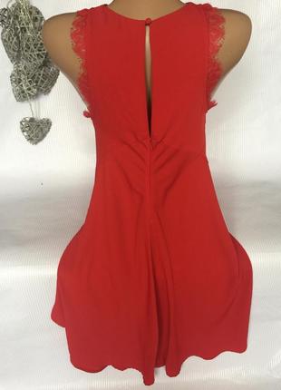 Шикарное красное платье h&m3 фото