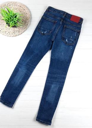 Стильные джинсы от zara boy 9 лет, 134 см.4 фото