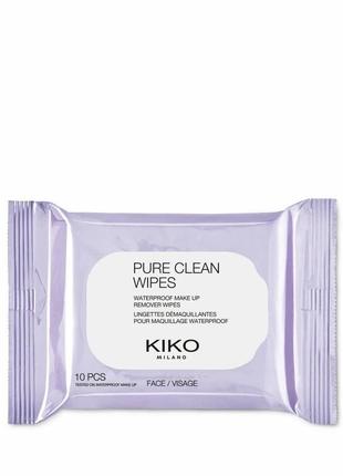 Серветки pure clean wipes mini 10 шт