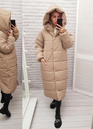 Aiza куртка жіноча зимова молодіжна пуховик теплий пальто кокон ковдра оверсайз2 фото