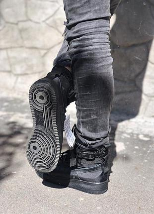 Чоловічі кросівки nike special fled air force 1 black / smb2 фото