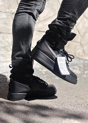 Чоловічі кросівки nike special fled air force 1 black / smb5 фото