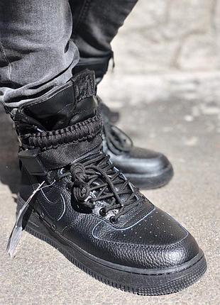 Чоловічі кросівки nike special fled air force 1 black / smb7 фото