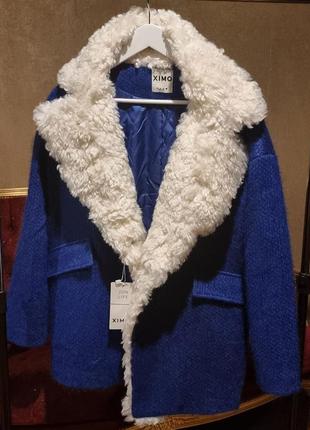 Неймовірна кашемірове пальто з красивим воротом4 фото