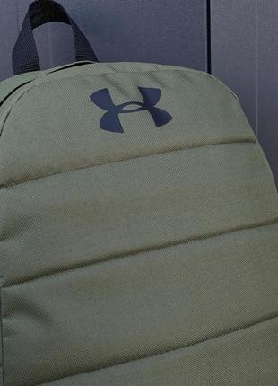 Рюкзак с лого under armour, базовый рюкзак хаки3 фото