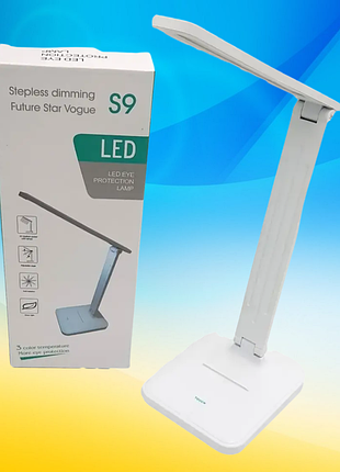 Светодиодная аккумуляторная настольная лампа со сменным 18650 аккумулятором